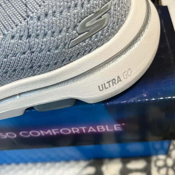 Sketchers Performance Go Walk 5 Machine Washable Lightweight  Blue Womens 6 - Picture 4 of 15